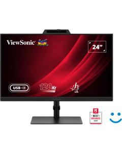 Viewsonic VG2441V 24" IPS/1920x1080@120Hz/4ms/250cd/HDMI/DP/USB/USB-C/Webcam/Repro/Pivot/HAS/VESA