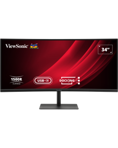 Viewsonic VG3419C-2 34" zakřivený VA/3440x1440@120Hz/3,5ms/300cd/HDMI/DP/USB/USB-C/RJ45/Repro/HAS/VESA
