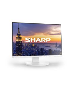 Sharp 24" EA242WW White - 1920x1200, IPS, W-LED, DP, HDMI, DP-OUT, LAN, USB-C, 150 mm height adjustable