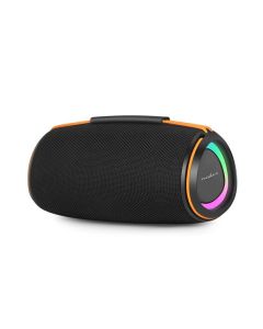Nedis SPBT3026BK - Bluetooth® Reproduktor | 60 W | Stereo | Home / Portable / Venkovní | Propojitelný | Černá / Oranžová