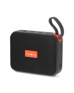 Nedis SPBT0526BK - Bluetooth® Reproduktor | 10 W | Mono | Home / Portable / Venkovní | Černá / Oranžová