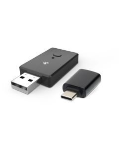 Nedis CKAA2400BK - Bezdrátový Audio Adaptér do Auta | Android Auto / Apple Carplay | AAC / SBC | Černá