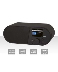 Nedis 22-315-00 - Imperial i105 Wi-Fi internetové rádio s 2,4palcovým barevným displejem, černé
