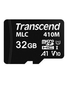 Transcend 32GB microSDHC410M UHS-I U1 (Class 10) A1 V10 MLC průmyslová paměťová karta (bez adaptéru)