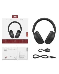Lenovo Wireless Headphone 2000 = bezdrátová (BT 6.0), skořepinová sluchátka, černá