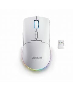 Lenovo Legion M220 Wireless RGB Gaming Mouse - herní myš s RGB podsvícením , třemi režimy připojení, v bílé barvě