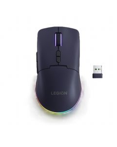 Lenovo Legion M220 Wireless RGB Gaming Mouse - herní myš s RGB podsvícením , třemi režimy připojení, v temně fialové