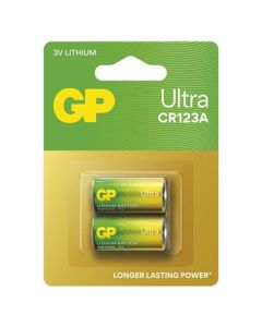 GP Lithiová baterie GP Ultra CR123A - 2 ks