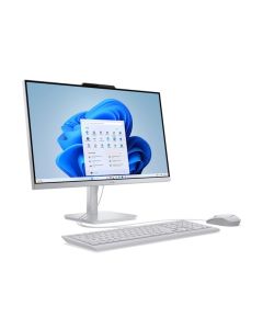Lenovo A100 AIO   Core i3-N305/8GB/SSD 512GB/23,8"/FHD/IPS/250nitů/60Hz/65W/WIN11 Home/stříbrná