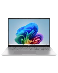 ASUS Vivobook S16 - Snapdragon X  X1 26 100/32GB/512GB SSD/16"/WUXGA/OLED/2y PUR/Win 11 Home/stříbrná