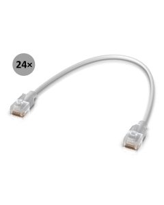 Ubiquiti UniFi Etherlighting Patch Cable 0.15m 24pack - Patch kabel, Cat6, Etherlighting, délka 0,15m, sada 24ks