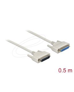 Delock Sériový kabel D-Sub 25, samec na samice, délky 0,5 m