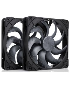 Noctua NF-A14x25 G2 PWM Sx2-PP chromax.black, 140x140x25 mm, 4pin PWM
