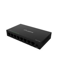 LANBERG SWITCH DSM1-1008 8X 1GB/S UNMANAGED GIGABIT ETHERNET DESKTOP 12V (KOVOVÝ KRYT)