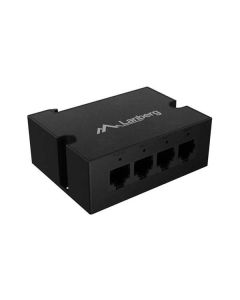 LANBERG SWITCH DIN-GE4-BT-90W 1XIN 3XOUT 1GB POE EXTENDER GIGABIT ETHERNET DIN RAIL BT 90W