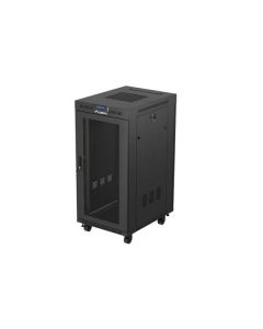 LANBERG INSTALAČNÍ RACK 19" 24U 600X800 ČERNÁ S PERFOROVANÝMI DVEŘMI (FLAT PACK) V2