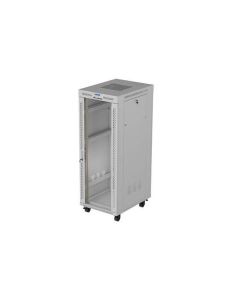LANBERG INSTALAČNÍ RACK 19" 32U 600X800 ŠEDÉ SKLENĚNÉ DVEŘE LCD (FLAT PACK) V2