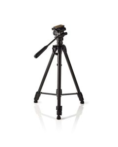 Nedis TPOD4200BK - Stativ | max. 3 kg | 60 - 165cm | 3 Segmenty | Náklon & Natočení | ABS / Hliník | Černá