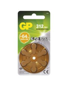 GP ZA312 - Baterie do naslouchadel  6 ks