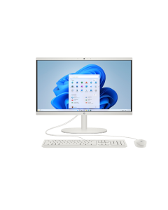 HP AIO 22-dg0011nc/21,45'' VA FHD AG/Intel N100/8GB/512GB SSD/Intel UHD/5xUSB/1xHDMI/RJ-45/65W/2y/WIN 11 Home/White