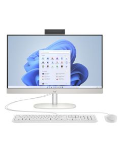HP AIO 24-cr0022nc/24'' IPS FHD AG/i5-1335U/8GB/512GB SSD/Iris Xe/5xUSB/1xHDMI/RJ-45/90W/2y/WIN 11 Home/White