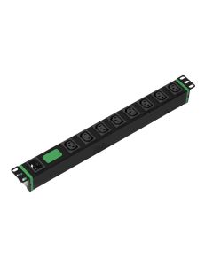 APC Easy Rack PDU, Basic, Horizontal, 1 Phase, 3.7kW, 230V, 16A, C20->8 x C13