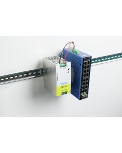 DIGITUS 48 V DC, 5 A, 240 W, AC-DC, Průmyslový napájecí zdroj pro montáž na DIN lištu, kovové pouzdro