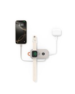 Belkin BOOST CHARGE™ PRO Bezdrátové nabíjení pro Apple Watch + USB-C PowerBanka, 10000mAh, písečná