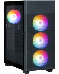 Zalman skříň S5 Neo Black / ATX / 4x 120mm RGB Fan / USB 3.0 / USB 2.0 / černá