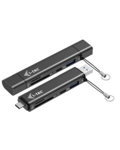 i-tec USB-C/USB-A Dongle SD, TF and 2x USB (1x USB-A, 1x USB-C)
