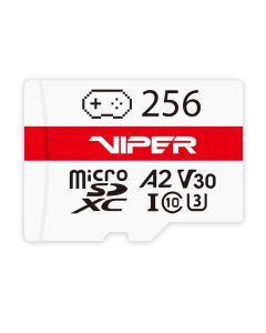 PATRIOT Viper 256GB Micro SDXC / UHS-I / U3 / A2 / C10 / V30
