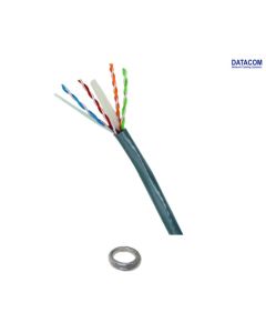 DATACOM UTP drát CAT6,Eca PVC 75m šedý - metráž 