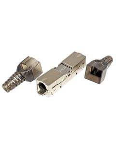 DATACOM Zářezová konektor spojka STP CAT6a LSA SILVER