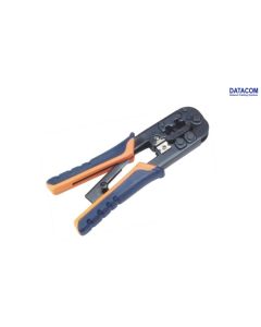 DATACOM Konektorovací kleště PROFI 8P+6P OR/BL račna (RJ45,12,11)