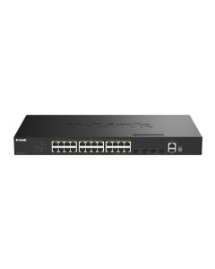 D-Link DGS-1530-28P/E, 24-Port Gigabit Stackable Smart Managed PoE Switch