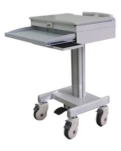 Neomounts  MED-M100 / Mobile Laptop Cart, incl. keyboard & mouse drawer / Creme