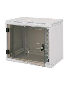 Triton 19' rozvaděč jednodílný 15U/500mm vylamovací otvor pro ventilátor RAL7035, šedý