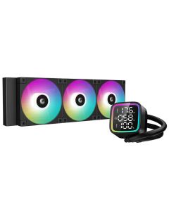 DEEPCOOL vodní chladič LD360 / 3x120 mm PWM ARGB fan / display / černý