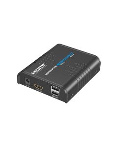 XtendLan HDMI přenos po LAN, pouze přijímač, UDP/Multicast, 100Mbps@1080p, přenos USB, funkce KVM