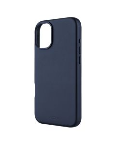 FIXED MagLeather kožený kryt iPhone 16+ modrý