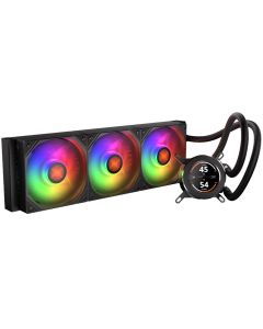 Krux vodní chladič CPU HydroGlance 360 ARGB LCD / 3x120mm ARGB / PWM / display / AMD i Intel