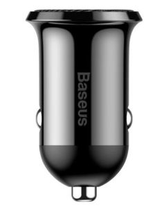 Baseus CCALLP-01 Grain Pro Nabíječka do Auta 2xUSB 4.8A Black