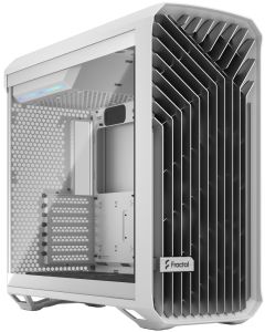 Fractal Design Torrent White TG Clear Tint / Big Tower / průhledná bočnice / bez zdroje / bílá
