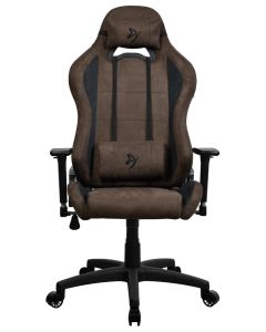 AROZZI herní židle TORRETTA SuperSoft/ látkový povrch/ hnědá