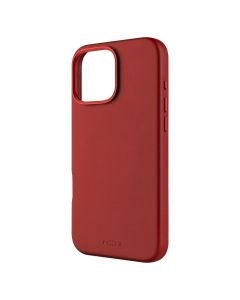 FIXED MagLeather kožený kryt iPhone 16PM červený