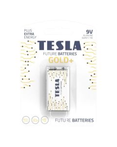 TESLA GOLD+ alkalická baterie 9V (6LR61, blister) 1 ks