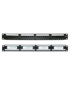 XtendLan Patch panel 19", 24 portů, Cat5e