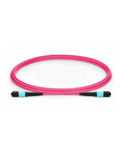 XtendLan FO patch MPO(f)-MPO(f), 2m, OM4, 12/12, kabel kulatý 3mm, přímý (Type A)