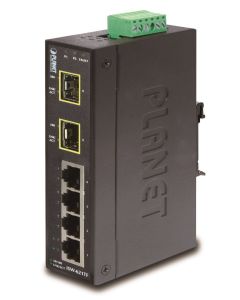 Planet ISW-621TF, 4x 10/100Base-TX+ 2x 100FX SFP, DIN, IP30, -40 až 75 st.C
