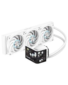 Krux vodní chladič CPU HydroArc 360 / 3x120mm ARGB / customizovaný LCD / bílý